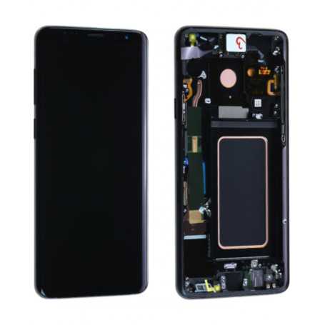 Ecran Samsung Galaxy S9 Plus (G965F) Noir + Châssis (Service Pack)