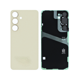 Back Glass, Rear Cover - Samsung Galaxy S24 Plus 5G (S926B) Cream Back Glass (Original Disassembled) Without Lens Frame - Grade 
