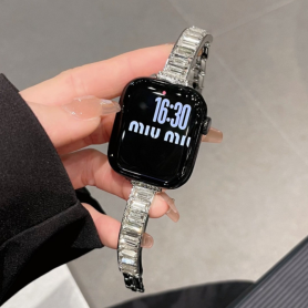 Bijou, Accessoire - Bracelet à chaîne pour Apple Watch - Acier Inoxydable - Argent, prix de gros.