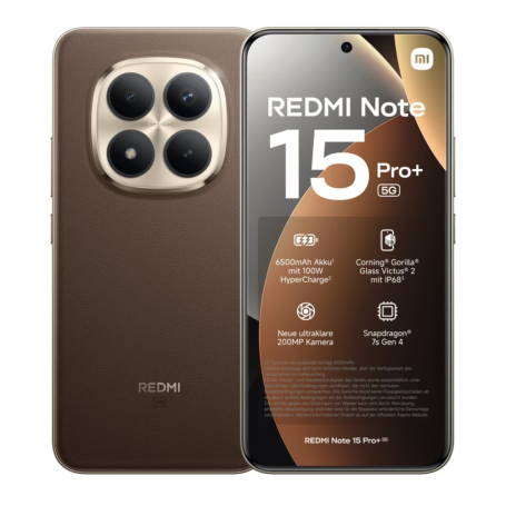 Smartphone, Mobile Device - Xiaomi Redmi Note 15 pro+ 5G 8 GB/256 GB Mocha Brown - New, wholesale price