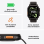 Smartwatch, Fitness Tracker - Apple Watch Series Ultra 3 GPS 49mm Natural Titanium Connected Watch With Sport Band M/L - New, wh