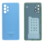 Back Glass, Rear Cover - Samsung Galaxy A52 (A525F) Blue Rear Glass (Original Removed) Without Lens Frame - Grade A, wholesale p