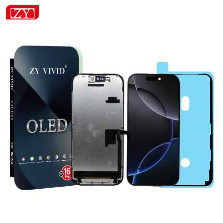 Écran, Display - Ecran iPhone 16 Pro (OLED) ZY - Diagnostiquable, prix de gros.