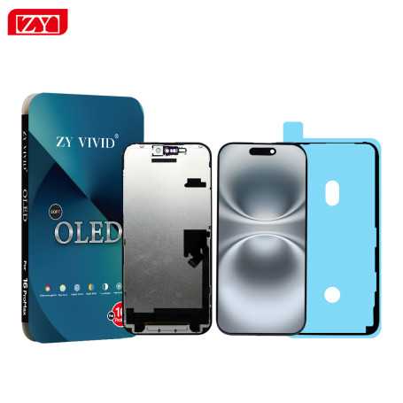 Display, Screen - Screen iPhone 16 Pro Max (Soft OLED) ZY - Diagnosable, wholesale price