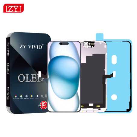 Display, Touch Panel - Screen iPhone 15 Pro (OLED) ZY - Diagnosable, wholesale price