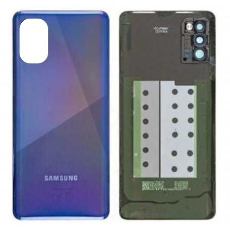 Back Glass - Rear window Samsung Galaxy A41 (A415F) Blue Without Lens Contour (Original Disassembled) - Grade A, wholesale price
