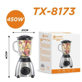 Blender, Mixer - CIAOBOSI TX-8173 450W 3L Multifunctional Blender in Stainless Steel and Glass, wholesale price