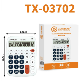 Calculatrice, Machine à calculer - Calculatrice électronique 12 chiffres CIAOBOSI TX-03702, prix de gros.