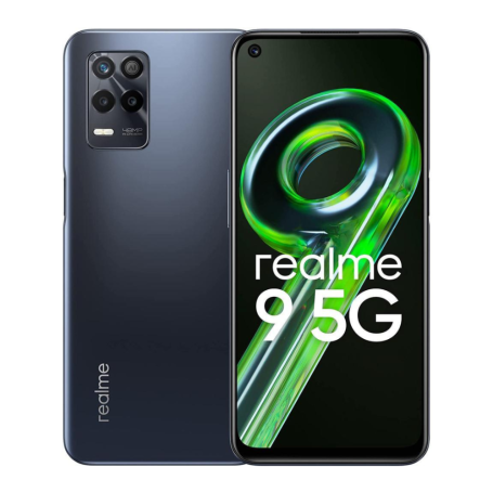 Smartphone, Téléphone Mobile - Realme 9 5G 64 Go Noir - Grade AB avec Accessoires, prix de gros.