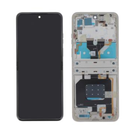Écran, Display - Ecran Motorola Razr 50 Argent (Service Pack) - 5D68C24807, prix de gros.