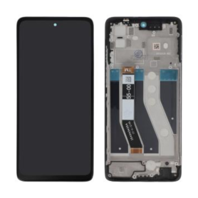 Écran, Display - Ecran Moto G62 5G Noir + Châssis, prix de gros.
