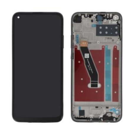 Écran, Display - Ecran Huawei P40 Lite E Noir + Châssis, prix de gros.