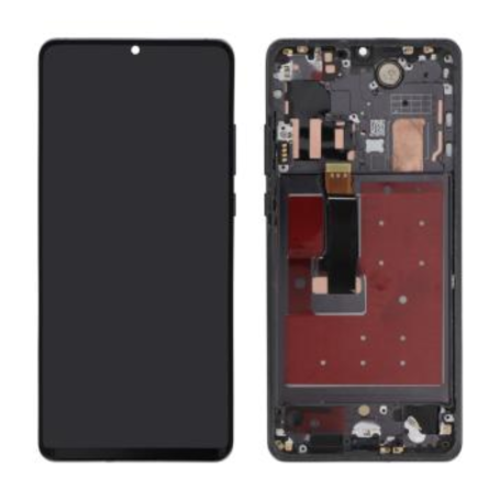 Écran, Display - Ecran Huawei P30 Pro Noir + Châssis (OLED), prix de gros