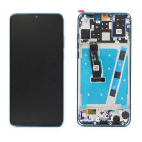 Écran, Display - Ecran Huawei P30 Lite Bleu + Châssis (Original Reconditionné), prix de gros.