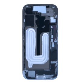 Châssis iPhone 17 Bleu - Connecteur de Charge | Etech-Parts