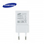 Adaptateur Secteur USB Origine Samsung EP-TA20EWE Blanc 2A,5V Charge rapide