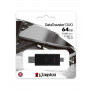 USB flash drive Kingston DataTraveler DUO DTDE/64 GB - USB + USB-C (Type-C) (Original)