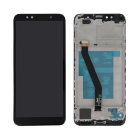 Écran, Display - Ecran Huawei Y6 2018 Noir + Châssis, prix de gros