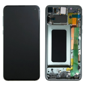 Écran, Display - Ecran Samsung Galaxy S10e (G970F) Vert Sur Châssis (Original Démonté) - Grade A, prix de gros.