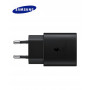 Kit Chargeur Type-C / Type-C Samsung 25W Noir - Retail Box (Origine)
