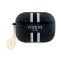 Étui, Housse - Coque de Protection pour AirPods 3 PU Charm Classic Logo GUESS GUA3P4RPSK - Noir, prix de gros.
