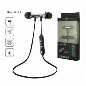Casque, Écouteurs - Ecouteurs Bluetooth 80 mAh Athlete V4.2 Sans Fil Tour de Cou Sport - Noir, prix de gros.