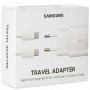 Kit Chargeur Type-C / Type-C Samsung 25W Blanc - Retail Box (Origine)