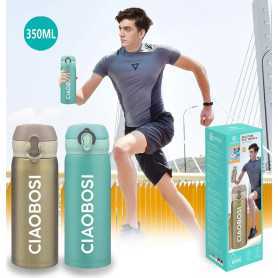 Gourde, Bouteille - Gobelet thermos de sport CIAOBOSI TX-9071 (350 ml) - Bleu, prix de gros.