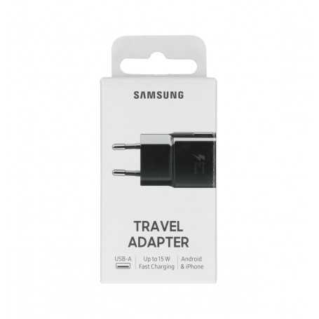 Adaptateur Secteur USB Samsung 15W Noir - Retail Box (Origine)
