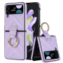 Phone Case, Cover - Coque Protection - Samsung Galazy Z - Violet Effet Matelassé, wholesale price