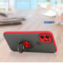 Matte Protective Case with Magnetic Ring Stand - Samsung A Series - Blue