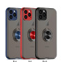 Matte Protective Case with Magnetic Ring Stand - Samsung A Series - Blue