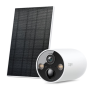 Security Camera, Surveillance System - 2K QHD Magnetic Surveillance Camera with Solar Panel, Wireless, TP-Link Tapo C425 Kit - W