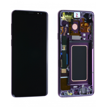 Ecran Samsung Galaxy S9 (G960F) Violet + Châssis (Service Pack)