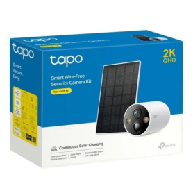 Security Camera, Surveillance System - 2K QHD Magnetic Surveillance Camera with Solar Panel, Wireless, TP-Link Tapo C425 Kit - W