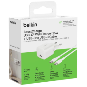 Adaptateur Secteur USB-C 25W 1m Belkin | Etech-Parts