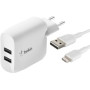 Adaptateur Secteur / Câble USB-C Vers USB-A 24W BELKIN | Etech-Parts