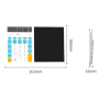 Écran, Display - Calculatrice Solaire LCD Tablette d'écriture avec Stylet 8,1 Pouces - Blanc, prix de gros.