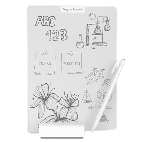 Écran, Ardoise - Tablette d'écriture LCD Magnétique 12" Portable - Blanc, prix de gros.