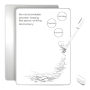 Magnetic Drawing Board - LCD Magnetic Writing Tablet 11 Portable with Pouch - White, wholesale price