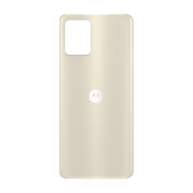 Back Glass - Motorola E13 Rear Window Without Lens Frame White(Original Disassembled) - Grade A, wholesale price