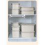 Container, Canister - Airtight Stainless Steel 304 Storage Box - Microwave and Refrigerator Compatible - 1100ml, wholesale price