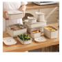 Container, Canister - Airtight Stainless Steel 304 Storage Box - Microwave and Refrigerator Compatible - 1100ml, wholesale price