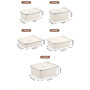 Container, Canister - Airtight Stainless Steel 304 Storage Box - Microwave and Refrigerator Compatible - 1100ml, wholesale price