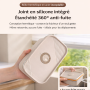 Container, Canister - Airtight Stainless Steel 304 Storage Box - Microwave and Refrigerator Compatible - 1100ml, wholesale price