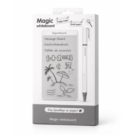 Écran, Ardoise, Tableau - Tablette d'écriture LCD Magnétique 6.25 " Portable - Blanc, prix de gros.