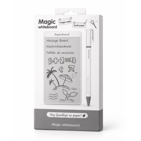 Écran, Ardoise, Tableau - Tablette d'écriture LCD Magnétique 6.25 " Portable - Blanc, prix de gros.