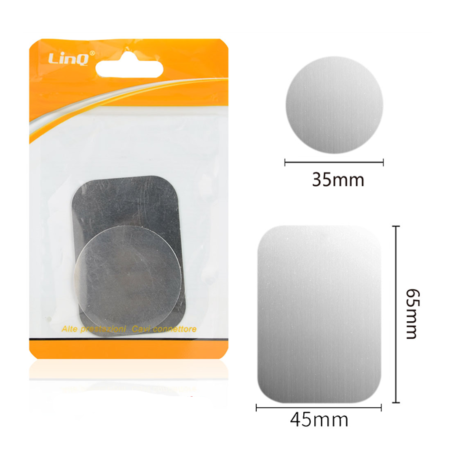 Phone Mount, Adhesive Discs - LinQ PJ001 Metal Plates for Smartphone, wholesale price