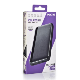 Chargeur portable, Batterie externe - Power Bank NGS QUIZ10 10000mAh 22,5 W - Noir, prix de gros.