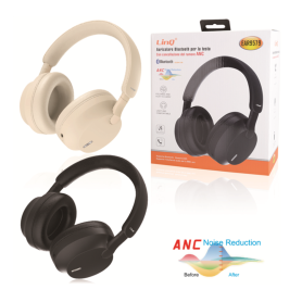Casque Bluetooth LinQ EAR9579 Noir | Etech-Parts